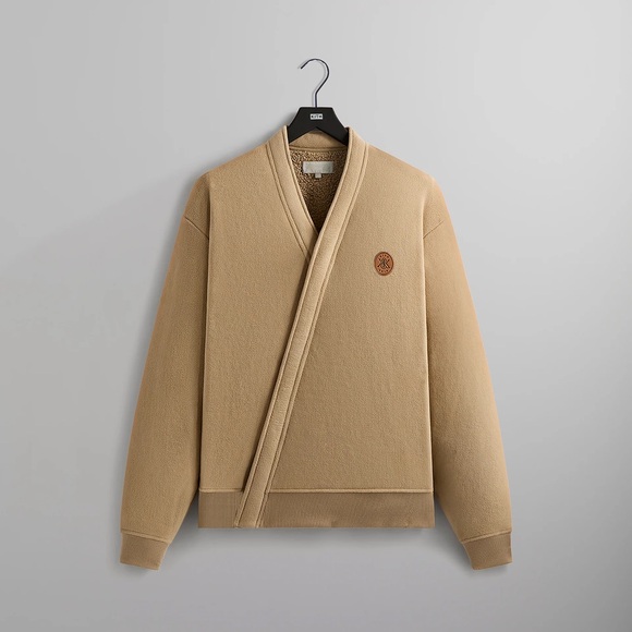 Kith Bonded Sherpa Strauss Cross Front Cardigan - Picture 1 of 4